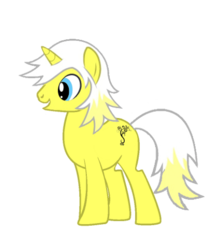 Size: 400x483 | Tagged: safe, oc, oc only, oc:eggnogg, pony, male, solo, stallion
