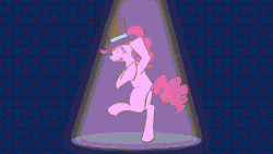 Size: 1280x720 | Tagged: safe, artist:crowneprince, pinkie pie, g4, animated, bipedal, dancing, female, hat, it came from youtube, solo, spotlight, youtube link