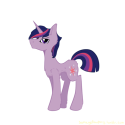 Size: 1024x1024 | Tagged: safe, artist:suenden-hund, twilight sparkle, g4, concave belly, dusk shine, fluffy, rule 63, simple background, slender, solo, standing, thin, transparent background