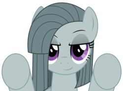 Size: 2476x1840 | Tagged: safe, artist:reitanna-seishin, marble pie, earth pony, pony, g4, female, fourth wall, mare, solo