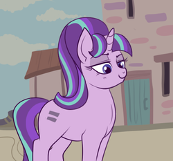 Size: 461x429 | Tagged: safe, artist:lulubell, starlight glimmer, g4, the cutie map, female, redraw, solo