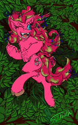 Size: 1024x1629 | Tagged: safe, artist:foldeath, pinkie pie, g4, female, solo, troll