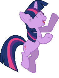 Size: 760x998 | Tagged: safe, artist:mehoep, twilight sparkle, pony, unicorn, animated, bipedal, cute, dancing, eyes closed, female, happy, mare, open mouth, simple background, smiling, solo, transparent background, unicorn twilight