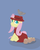 Size: 600x750 | Tagged: safe, artist:strawberryfountains, fluttershy, bird, g4, female, mary poppins, solo