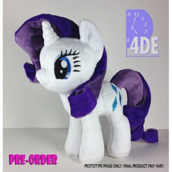 Size: 500x500 | Tagged: safe, rarity, g4, 4de, irl, photo, plushie