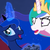 Size: 449x449 | Tagged: safe, princess celestia, princess luna, two best sisters play, g4, controller, cropped, playstation, trolluna