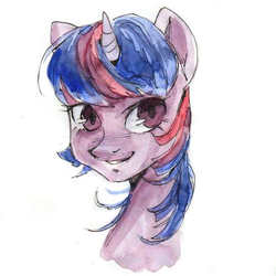 Size: 606x606 | Tagged: safe, artist:my-magic-dream, twilight sparkle, g4, female, smiling, solo