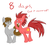 Size: 817x735 | Tagged: safe, artist:ask-the-fantasy-ponies, axel, disney, final fantasy, final fantasy viii, kingdom hearts, ponified, squall leonhart