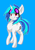 Size: 526x745 | Tagged: safe, artist:aureolinart, dj pon-3, vinyl scratch, g4, female, nose piercing, smiling, solo