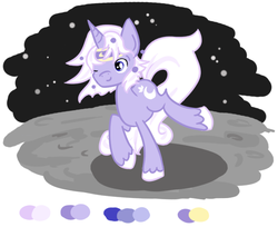 Size: 713x582 | Tagged: safe, artist:ask-the-fantasy-ponies, pony, cecil harvey, final fantasy, final fantasy iv, moon, ponified, solo