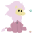 Size: 4025x4125 | Tagged: safe, artist:liracrown, fluttershy, butterfly, pegasus, pony, g4, absurd resolution, animal costume, clothes, cosplay, costume, crossover, female, lion (steven universe), lion costume, mare, minimalist, solo, steven universe