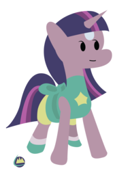 Size: 3025x3962 | Tagged: safe, artist:liracrown, twilight sparkle, pony, unicorn, g4, cosplay, crossover, female, gem, high res, mare, pearl, pearl (steven universe), solo, steven universe
