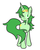 Size: 377x466 | Tagged: safe, artist:ask-the-fantasy-ponies, pony, final fantasy, final fantasy iv, ponified, rydia, solo