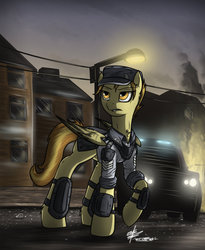 Size: 1280x1563 | Tagged: safe, artist:slawomiro, spitfire, g4, clothes, fire, sergeant, uniform