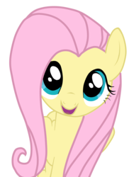 Size: 4297x5917 | Tagged: safe, artist:mrfremen, fluttershy, g4, absurd resolution, female, simple background, smiling, solo, transparent background, vector