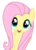 Size: 4297x5917 | Tagged: safe, artist:mrfremen, fluttershy, g4, absurd resolution, female, simple background, smiling, solo, transparent background, vector