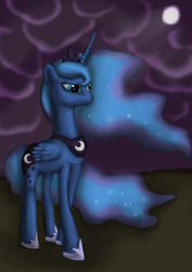 Size: 2480x3508 | Tagged: safe, artist:enigmaticelocution, princess luna, g4, female, high res, solo