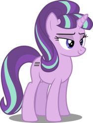 Size: 3000x3987 | Tagged: safe, artist:dashiesparkle, starlight glimmer, pony, unicorn, g4, bedroom eyes, female, high res, s5 starlight, simple background, solo, transparent background, vector