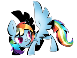 Size: 600x454 | Tagged: safe, artist:pegasisters82, rainbow dash, g4, female, simple background, solo, spread wings, transparent background