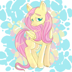 Size: 1024x1024 | Tagged: safe, artist:toon-chan, fluttershy, g4, female, solo
