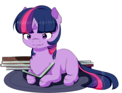 Size: 859x655 | Tagged: safe, artist:chiweee, twilight sparkle, g4, adorkable, book, cute, dork, female, filly, solo