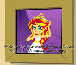 Size: 800x688 | Tagged: safe, artist:insaneponythread, sunset shimmer, equestria girls, g4, my little pony equestria girls, insane pony thread, tiara