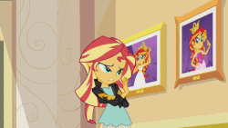 Size: 681x385 | Tagged: safe, screencap, sunset shimmer, equestria girls, g4, my little pony equestria girls: rainbow rocks, my past is not today, animated, female