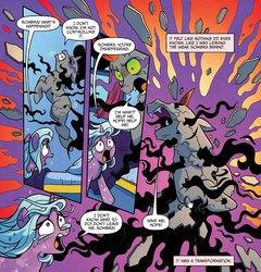 Size: 687x715 | Tagged: safe, idw, king sombra, radiant hope, umbrum, g4, spoiler:comic, spoiler:comicfiendshipismagic1, cursor, transformation, you know for kids
