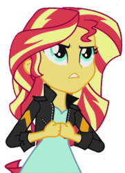 Size: 655x904 | Tagged: safe, sunset shimmer, equestria girls, g4, my past is not today, simple background, solo, svg, transparent background, vector