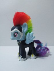 Size: 453x604 | Tagged: safe, rainbow dash, zapp, g4, brushable, doll, female, irl, photo, toy