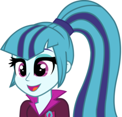 Size: 1673x1592 | Tagged: safe, artist:camtwo, derpibooru exclusive, sonata dusk, equestria girls, g4, my little pony equestria girls: rainbow rocks, cute, female, simple background, smiling, solo, sonatabetes, transparent background, when she smiles