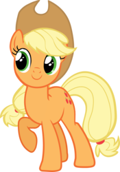 Size: 1973x2820 | Tagged: safe, applejack, earth pony, pony, g4, official, castle creator, female, mare, simple background, solo, transparent background, vector