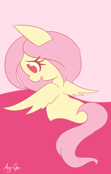 Size: 814x1269 | Tagged: safe, artist:anggrc, fluttershy, g4, female, solo