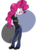 Size: 1500x2000 | Tagged: safe, artist:befishproductions, pinkie pie, equestria girls, g4, accessory swap, clothes swap, crossdressing, crossover, dan vs, signature, simple background, solo, transparent background