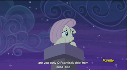 Size: 1280x713 | Tagged: safe, screencap, fluttershy, g4, the cutie map, meme, youtube caption