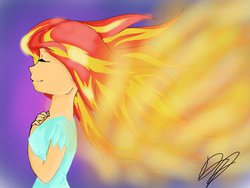 Size: 400x300 | Tagged: safe, artist:shadowwhisp013, sunset shimmer, equestria girls, g4, female, solo, sunset phoenix