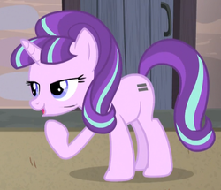 Size: 474x408 | Tagged: safe, screencap, starlight glimmer, g4, the cutie map, animation error, pain, s5 starlight