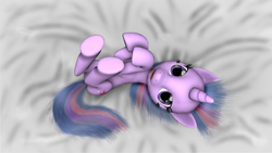 Size: 2420x1361 | Tagged: safe, artist:yutogashi, twilight sparkle, g4, 3d, female, imminent belly rub, legs in air, looking at you, on back, solo, source filmmaker