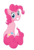 Size: 1300x1900 | Tagged: safe, artist:waroh, pinkie pie, g4, cute, diapinkes, female, simple background, sitting, smiling, solo, transparent background