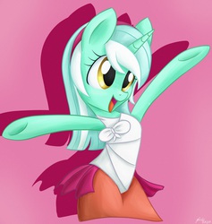 Size: 3529x3729 | Tagged: safe, artist:artoftheghostie, lyra heartstrings, pony, g4, life is a runway, bipedal, clothes, cute, dress, female, high res, lyrabetes, ponified, solo