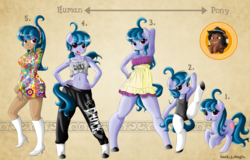 Size: 2303x1476 | Tagged: safe, artist:taekwon-magic, oc, oc only, oc:sweet steps, anthro, armpits, oc-types