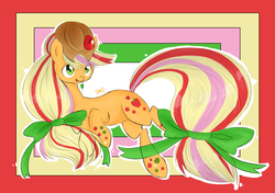 Size: 2480x1748 | Tagged: safe, artist:drhikari, applejack, g4, female, rainbow power, solo