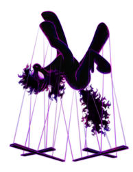 Size: 2500x3214 | Tagged: safe, artist:magexp, oc, oc only, high res, marionette, puppet, shadow, solo