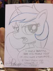 Size: 928x1237 | Tagged: safe, artist:andypriceart, minuette, g4, female, solo, traditional art