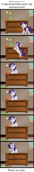 Size: 1177x5891 | Tagged: dead source, safe, artist:jittery-the-dragon, rarity, pony, unicorn, g4, behaving like a cat, comic, dresser, female, flower vase, mare, pointless pony tips, solo