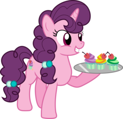 Size: 5409x5225 | Tagged: safe, artist:jaybugjimmies, sugar belle, pony, unicorn, g4, the cutie map, absurd resolution, cupcake, female, food, mare, simple background, solo, transparent background, vector
