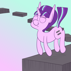 Size: 1920x1920 | Tagged: safe, artist:varmintfarm, starlight glimmer, g4, the cutie map, abstract, void