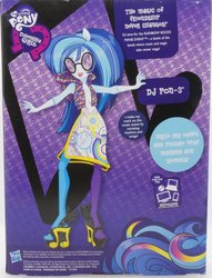 Size: 620x810 | Tagged: safe, dj pon-3, vinyl scratch, equestria girls, g4, my little pony equestria girls: rainbow rocks, backcard, box art, female, solo