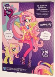 Size: 727x1017 | Tagged: safe, fluttershy, equestria girls, g4, my little pony equestria girls: rainbow rocks, backcard, box art, equestria girls logo, self ponidox