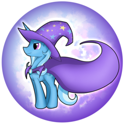 Size: 2539x2539 | Tagged: safe, artist:flamevulture17, trixie, pony, unicorn, g4, female, high res, mare, orb, solo